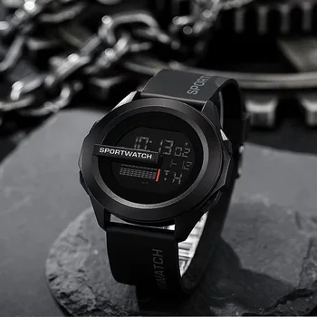 Men's Sports Watches Alarm Clock Multifunction Men LED Digital Watch Waterproof Fitness Sport Electronic Watch for Male Clock 1