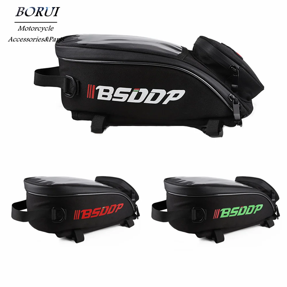 Motorcycle Mobile Phone Navigation Fuel Tank Magnet Bag Multifunction Riding Equipment Satchel Waterproof Portable Outdoor Sport