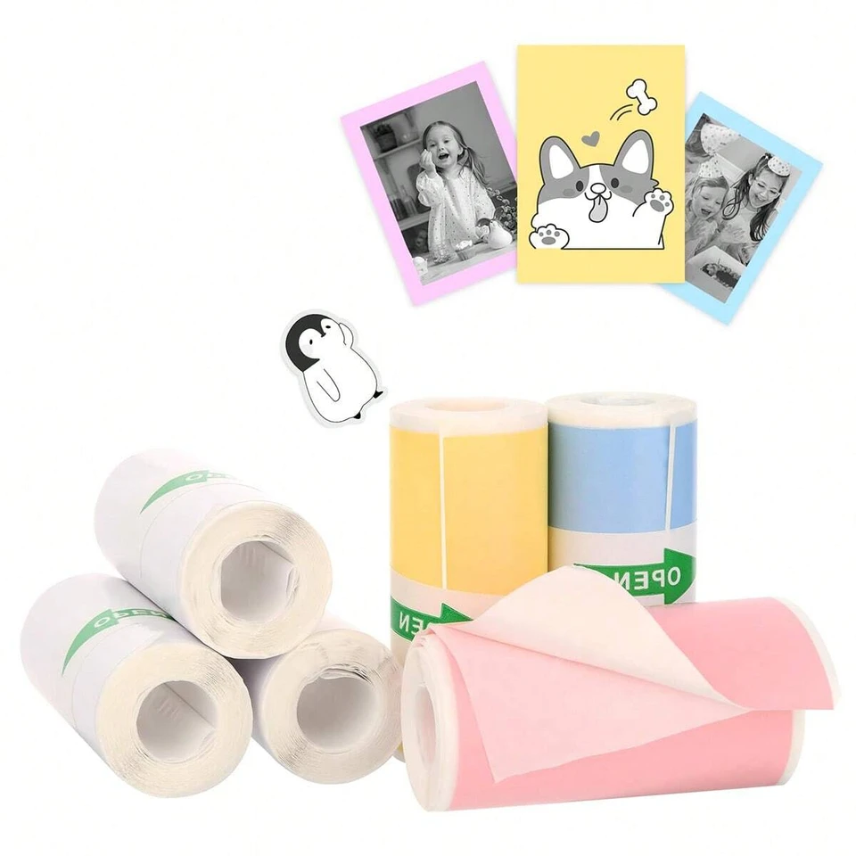 Gekleurde bedrukbare blanco stickers uit papier | Seton