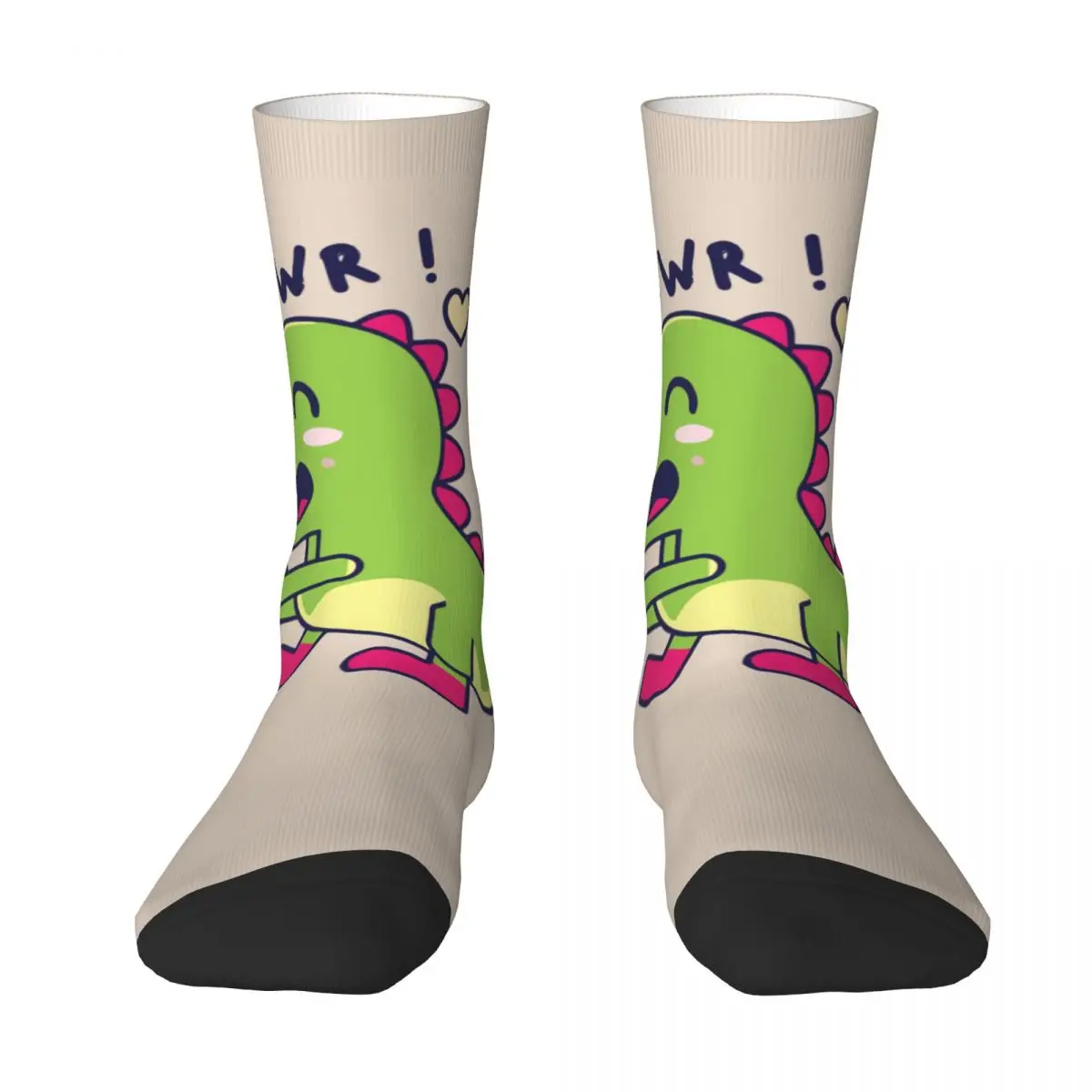 

Cute Dinosaur Stockings Female Funny Animal Socks Warm Soft Kawaii Socks Autumn Running Anti Bacterial Printed Socks Gift