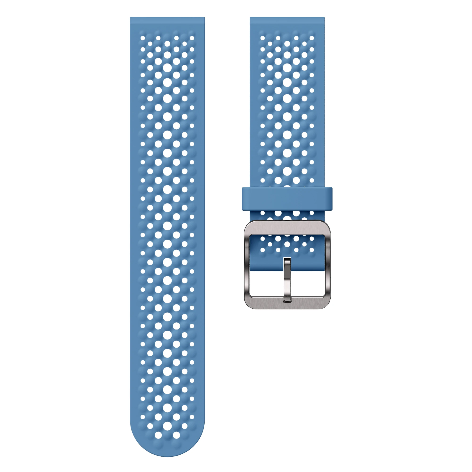 Universal Silicone Replacement Band Strap for Smartwatches - 22mm Adjustable Bracelet