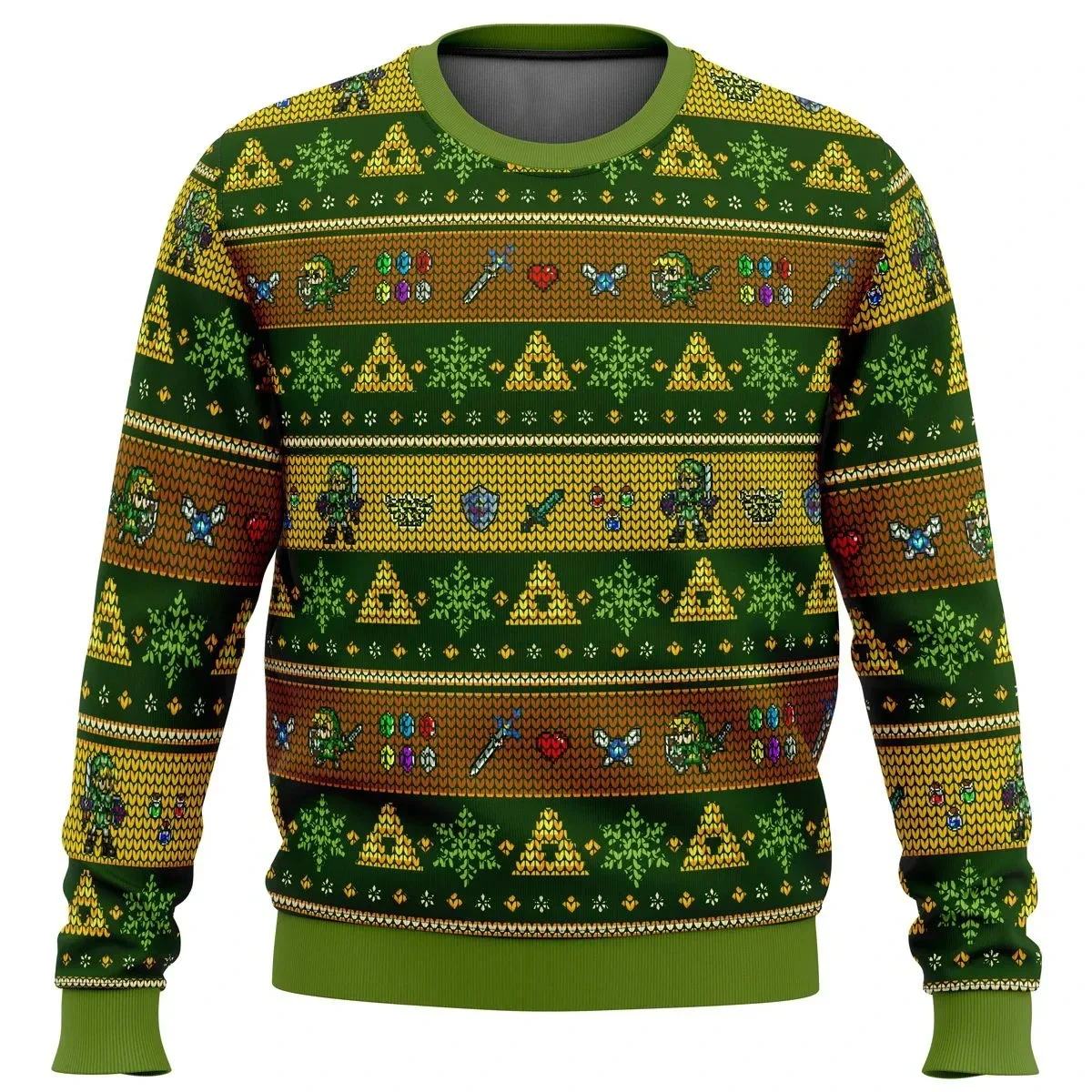 thumbnail image 1 of Sudadera y top 3D Otoño Patrón sin costuras de Majoras Mask Leyenda de Zelda Suéter feo de Navidad Regalo Jersey de Papá Noel para hombre, 1 of 5