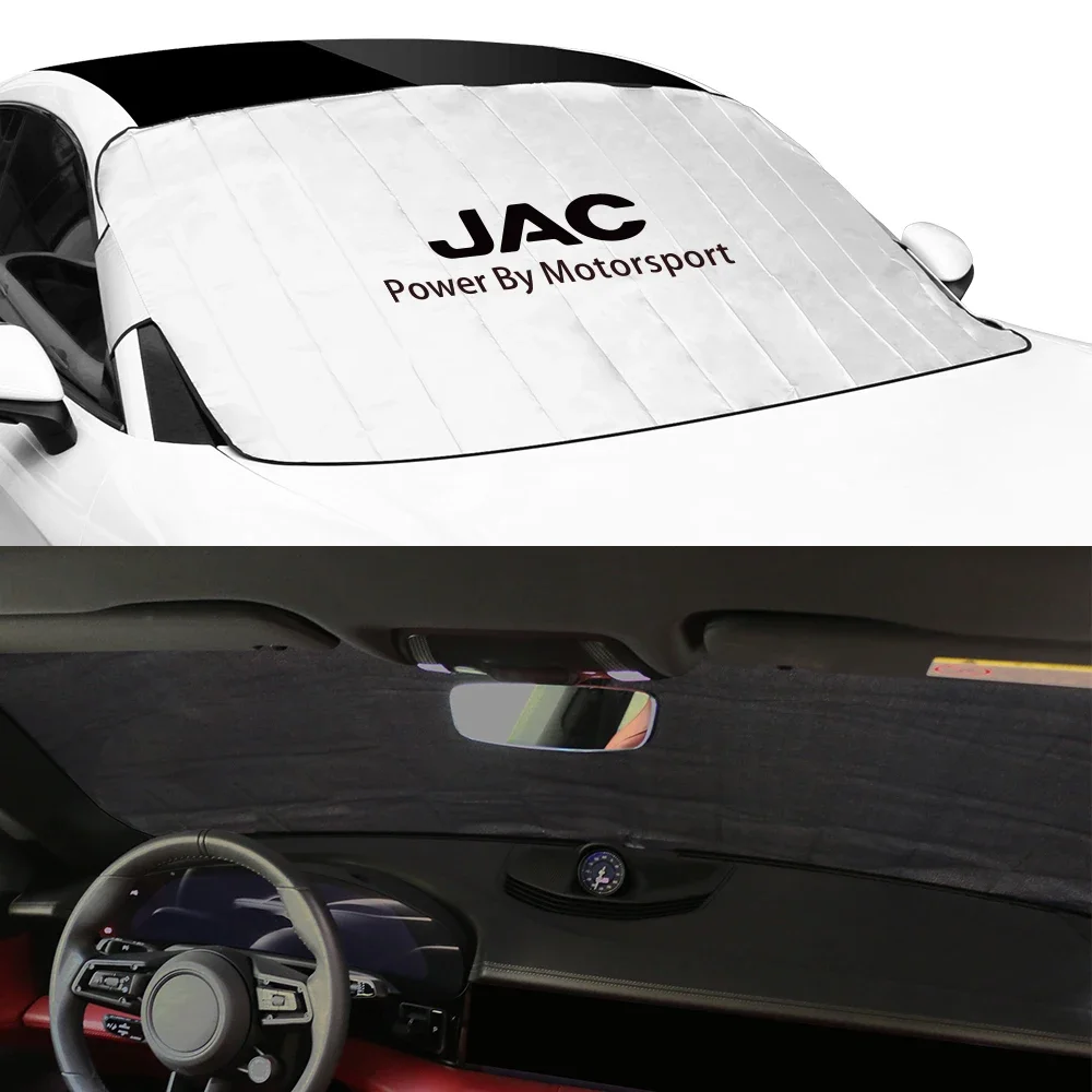 Car Windshield Sun Shade Cover Accessories Anti UV Protector For JAC S2 J3 Board JS2 S3 JS3 J2 S5 T8 Refine J5 J6 J7 J4 Vapour