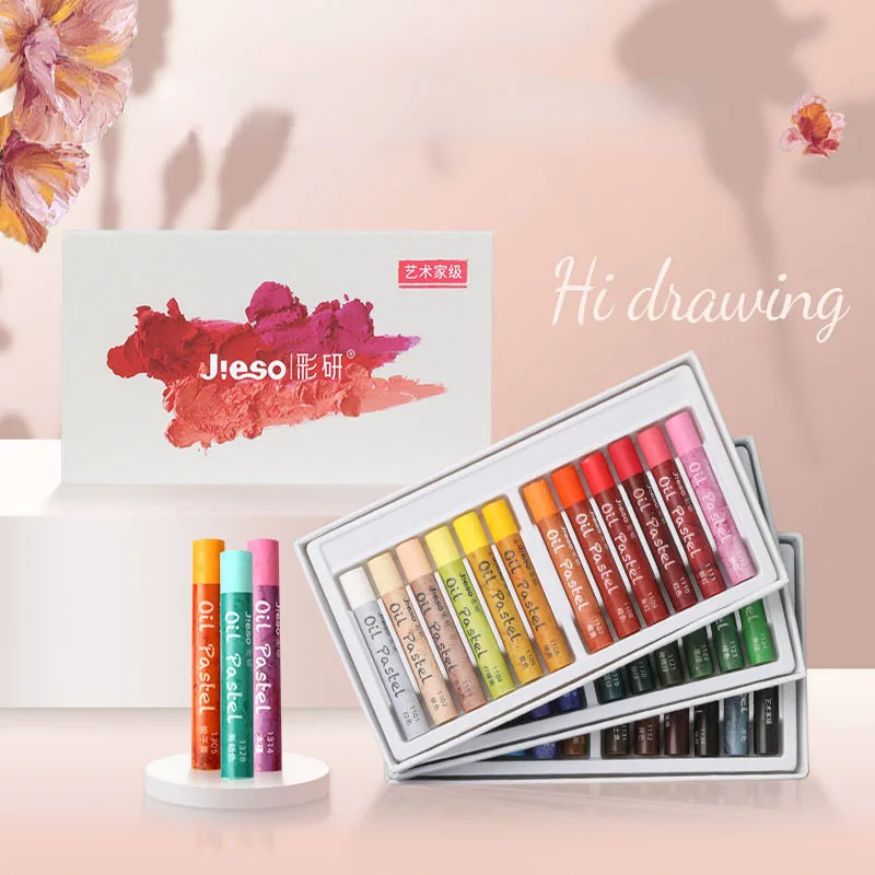 

36 Color Oil Painting Stick Set Artist Grade Portable Super Soft Oil Smooth Drawing Crayon Student Art Creation Supplies