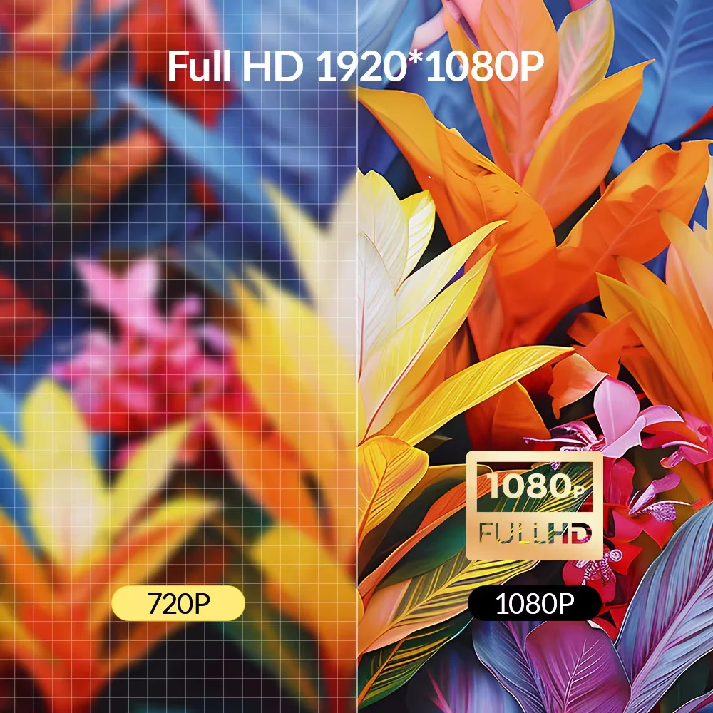 Full HD 1080P Projector 4K Video Dolby Audio Smart bluetooth WiFi 6 Supported 1200ANSI Home Theater Cinema Projectors USB HDMI