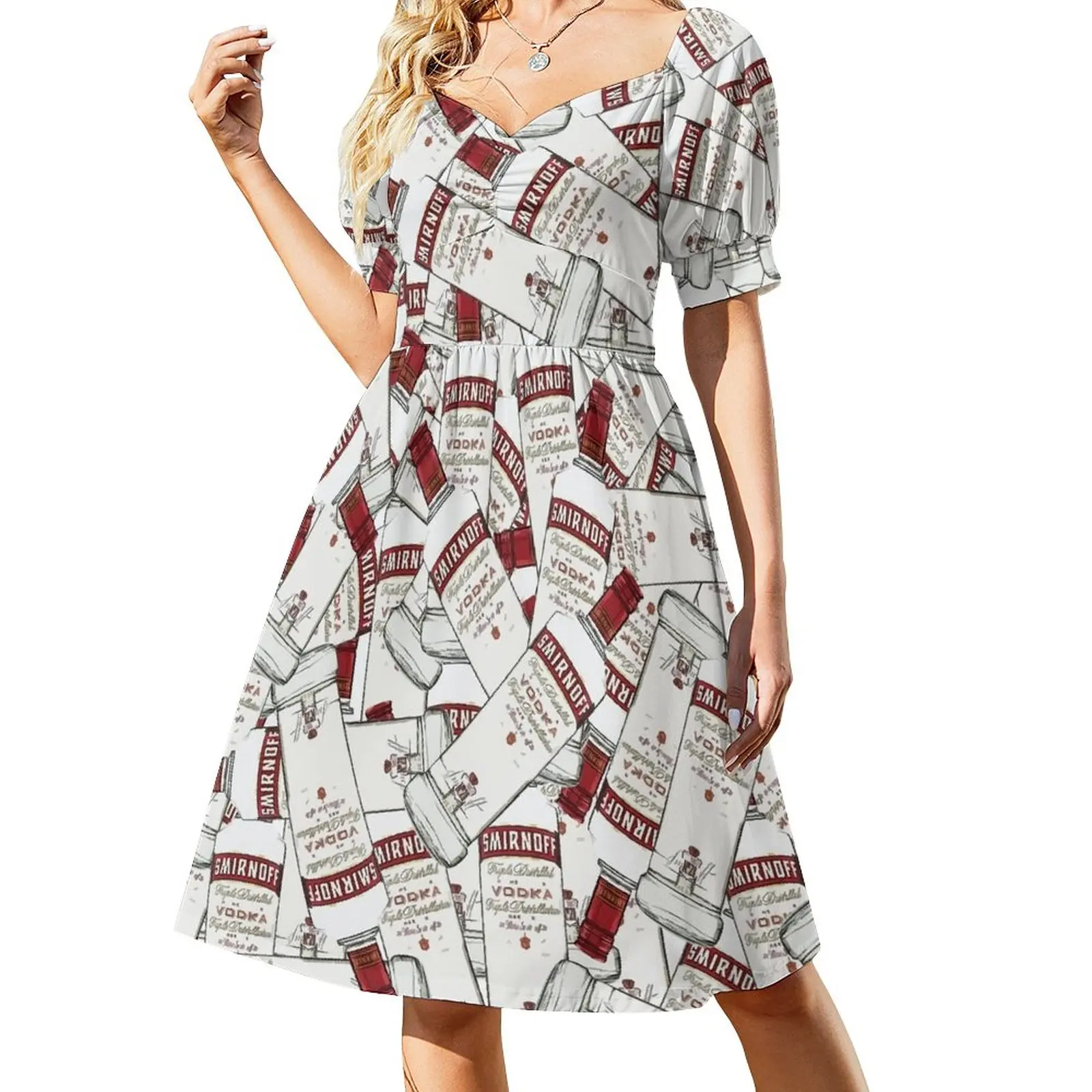 

Smirnoff Vodka Bottles Sleeveless Dress women clothes Dresses summer women's dress 2023 women party dresses