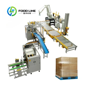 Sistema di Imballaggio Automatico per Scatole, Pallettizzatore Robotico, Macchina per Confezionamento Commerciale e Industriale Personalizzata