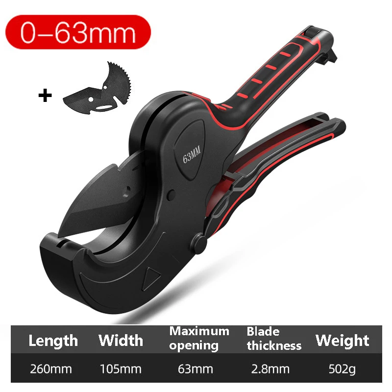 チューブカッター パイプカッター 63 ミリメートルアルミ合金ボディラチェットはさみチューブカッター PVC/PU/PP/PE ホー パイプカッター 42mm-75mmアルミ合金ボディラチェットはさみチューブカッターpvc/pu/pp/peホース切削手工具 - AliExpress チューブカッター パイプカッター 63 ミリメートルアルミ合金ボディラチェットはさみチューブカッター PVC/PU/PP/PE ホー