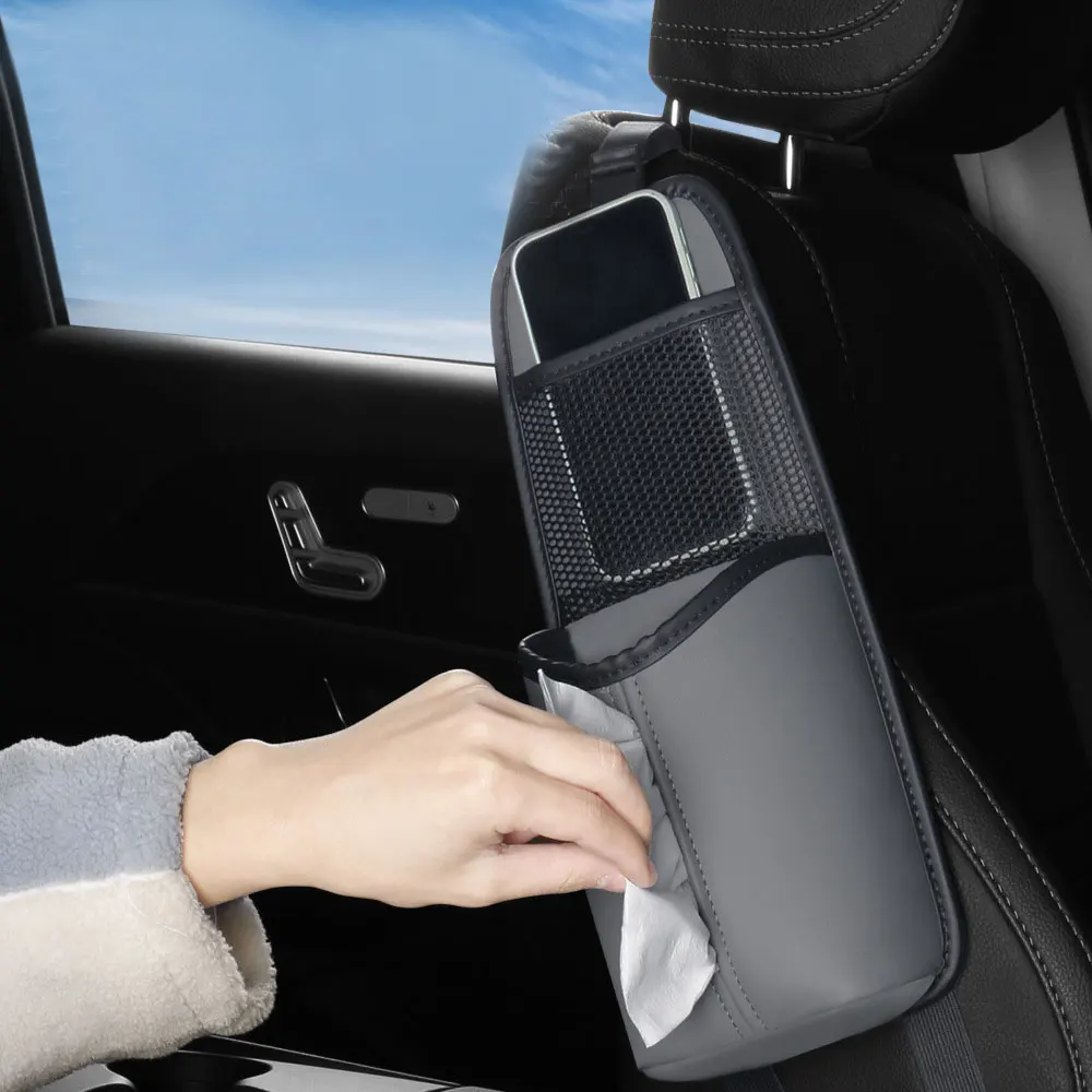 

Автомобильное сиденье, боковой карман для хранения, универсальный подвесной держатель для сиденья, Карманный держатель для салфеток, автомобильные аксессуары, универсальные