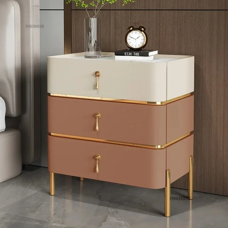 Nordic Night Table Bedroom Mobiles Bed Side Tables Home Bedroom Furniture Luxury Night Stands Small Room Modern Beside Table