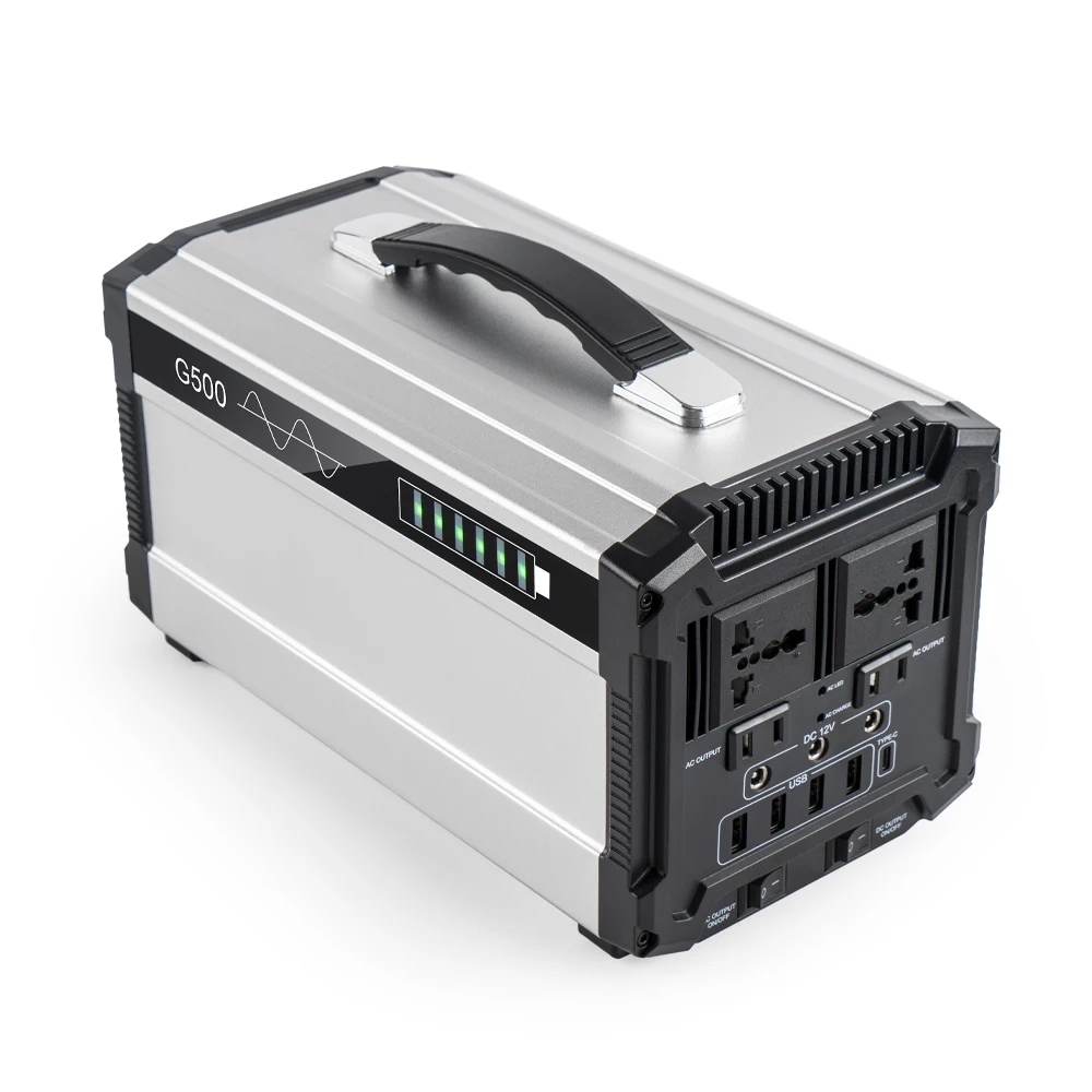 Risun Rg500L 12.8V 36Ah 460Wh 500-1200W Lifepo4 Batteria Al Litio Portatile Powerstation Alimentazione Esterna Di Emergenza