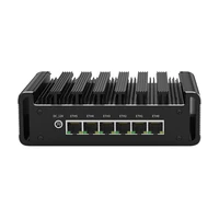 6*i226-V 2.5G LAN Firewall Appliance Fanless Mini PC intel Celeron 12th gen N100 2*HDMI pfSense PVE Computer 1*COM DDR5 Router 2