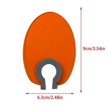 Dispositivi per saloni di bellezza per unghie Deflettore acrilico che blocca la luce per occhiali protettivi per lampada UV per unghie a forma dritta Anti-luce blu