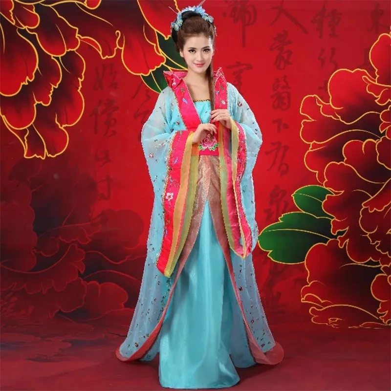 Chinese Women Princess Costume Female Fairy Cosplay Costume Clothing Girl Trailing Hanfu Dress Chinese Traditional 89
