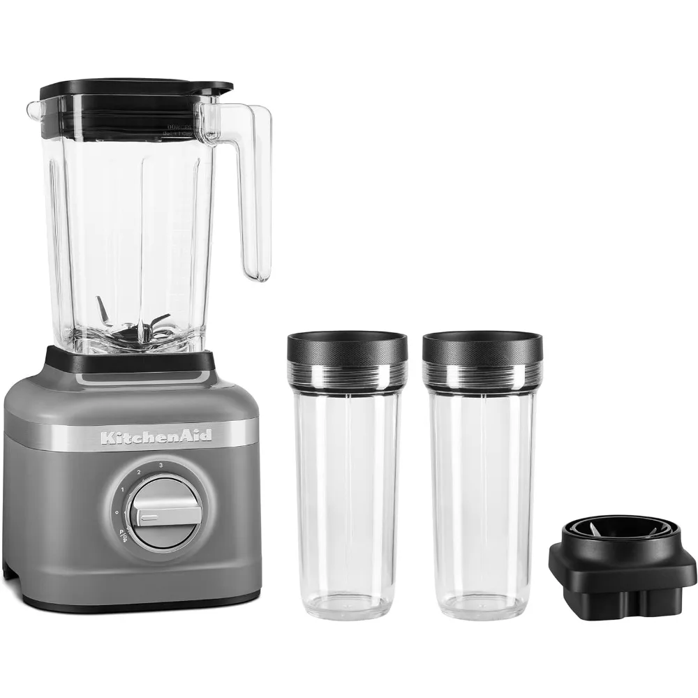 

3 Speed Ice Crushing Blender with 2 Personal Blender Jars - KSB1332Y - Matte Charcoal Grey, Dark Grey, 48 oz