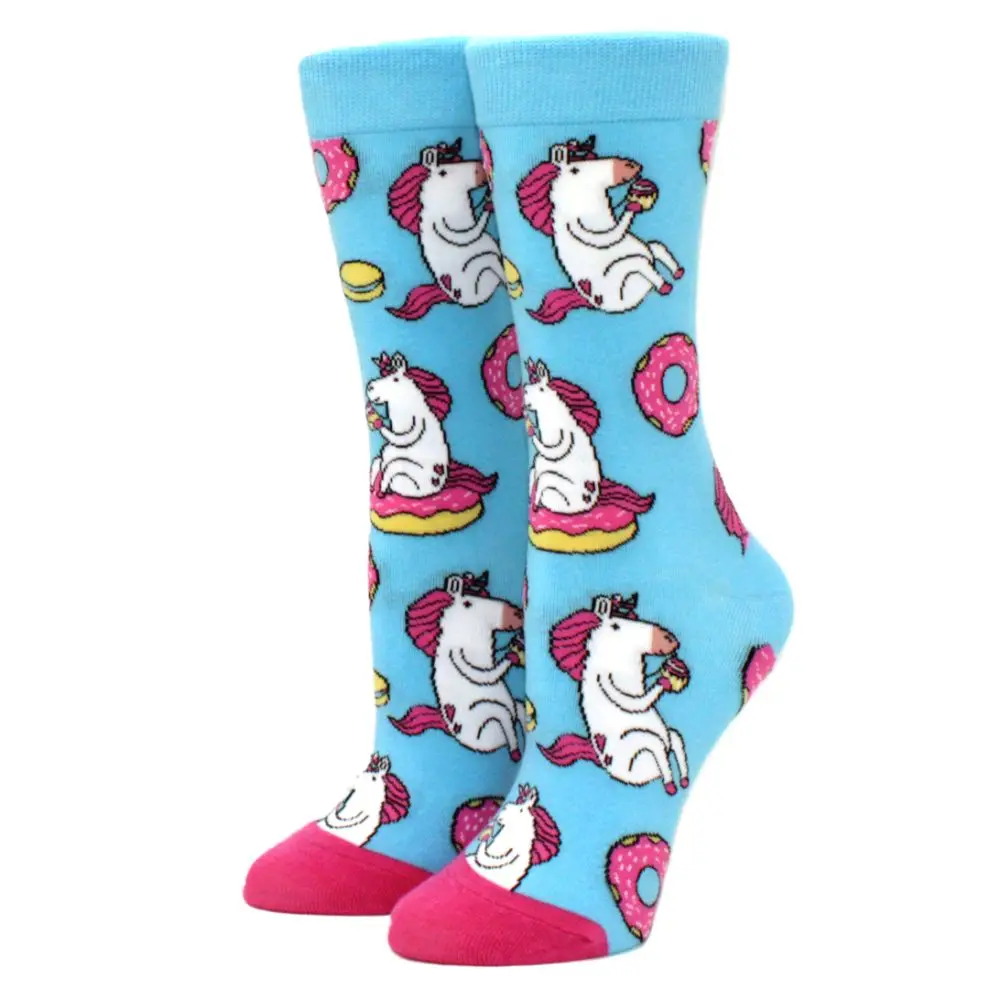 Kawaii Women's Harajuku Candy Color Crew Socks