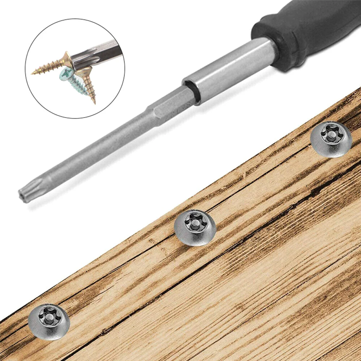 11Pcs Torx 스크루 드라이버 비트 세트 1/4 인치 전문 마그네틱 스타 S2 스틸 육각 섕크 터프 Torx 스타 육각 보안 보안 세트