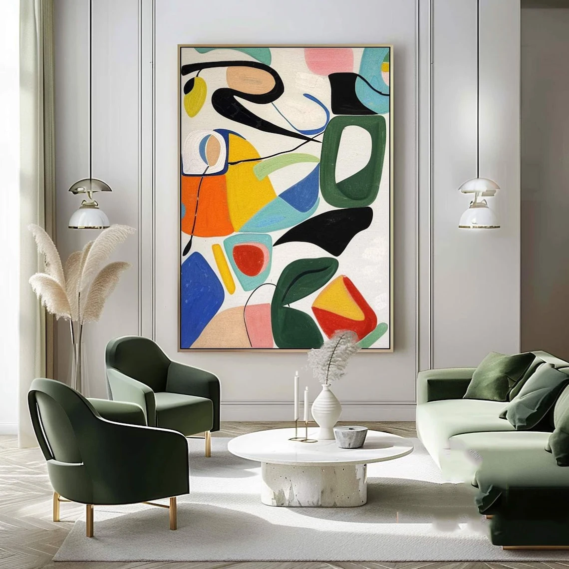 Handmade Abstract Canvas Painting 6