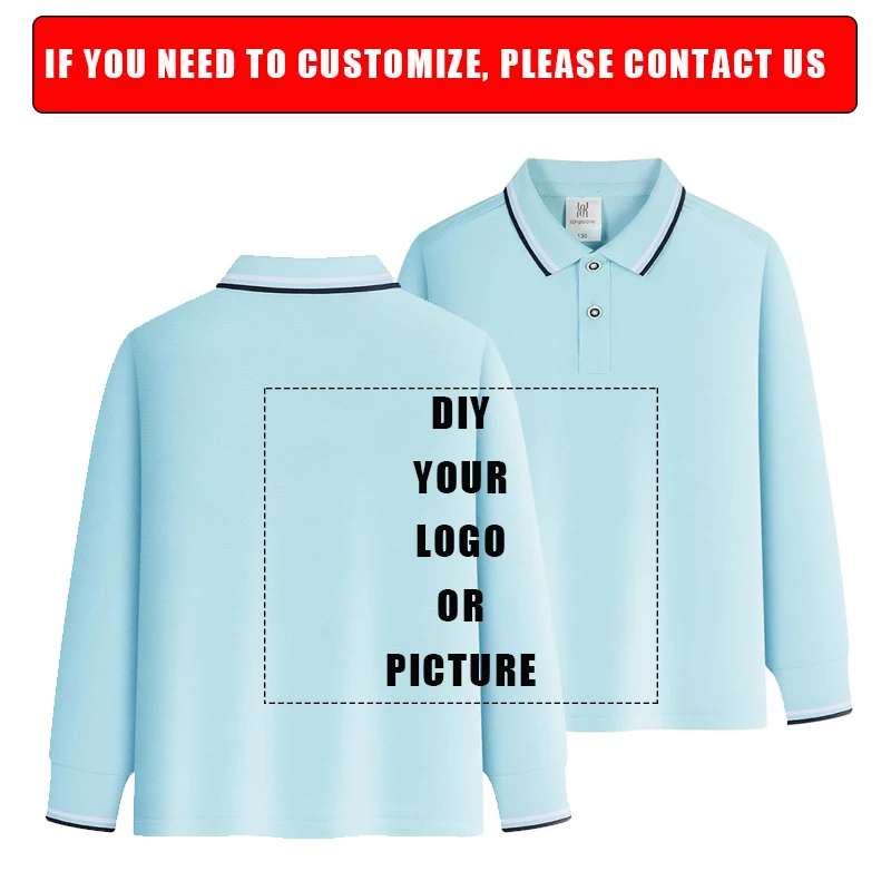 Kids Clothes Fashion Outfits Cartoon Autumn Boys Shirts Long Sleeve Polo Shirt Teenagers School Tops casual t shirt kids t shirt