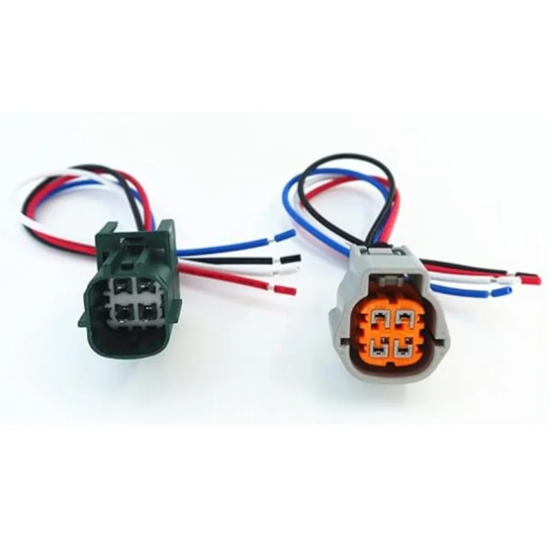 1pcs Male and 1pcs Female Connector 4 pin 4-Way Plug for O2 Sensor ...