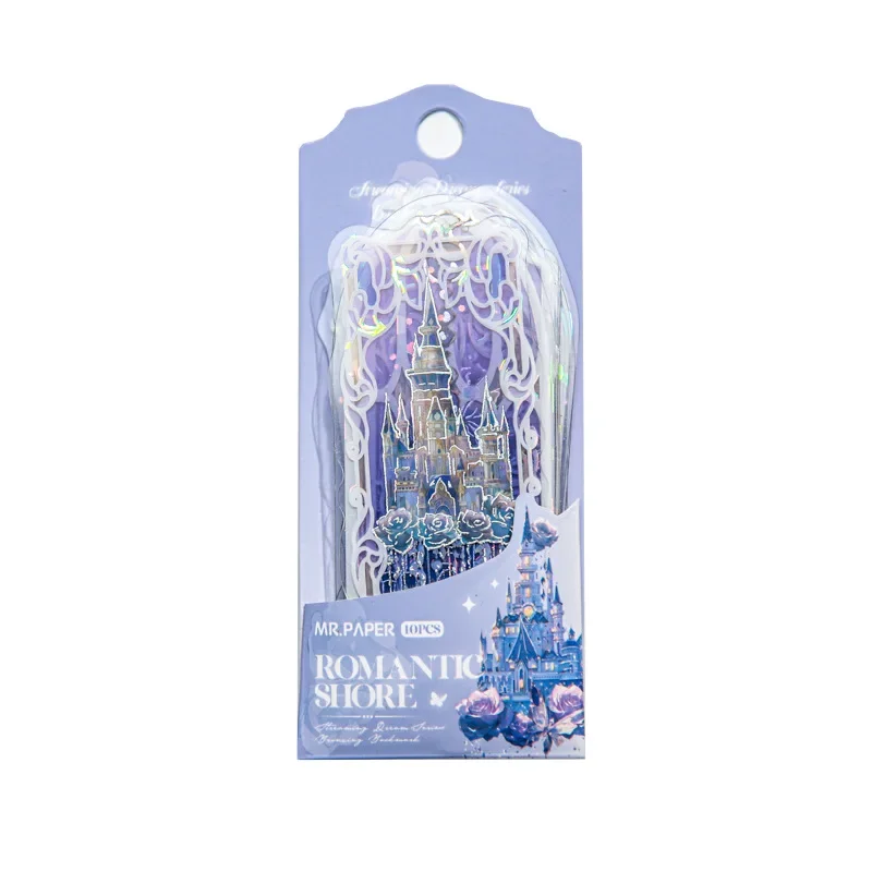 Bookmarks Stationery Supplies Fluorescent Dream Series Bookmark 10Pcs