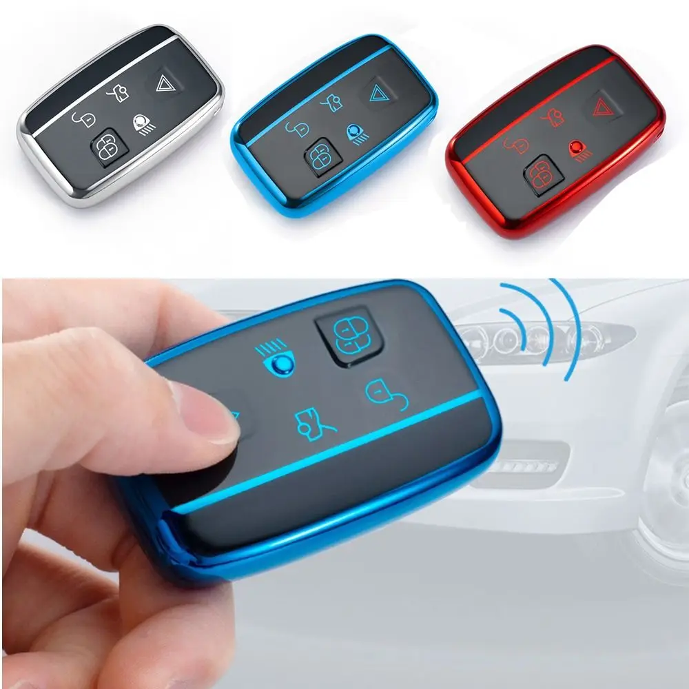 Tpu Car Key Case Holder Protection Car Key Cover Key Protector Per Land Rover/Range Rover Sport/Evoque Freelander/Jaguar Xfl