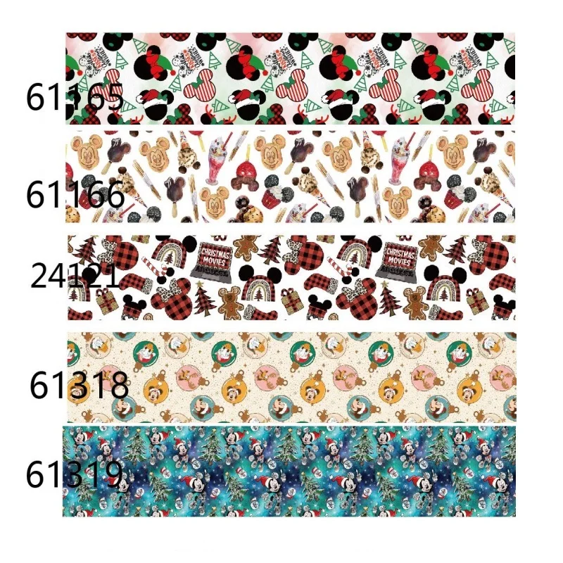 

10 ярдов, корсажная лента с рисунком из мультфильма «Микки Маус»