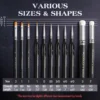 Miniature Paint Brushes with Dry Brush Set for Miniature Painting, 11Pcs Miniature Model Paint Brush Set Drybrush for Miniatures 2