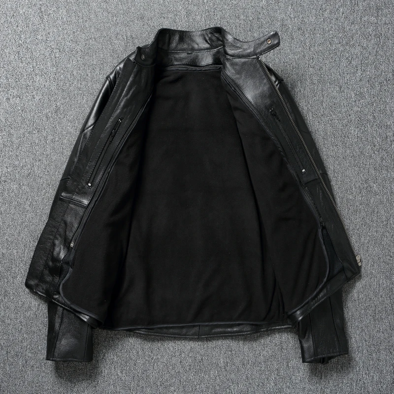 Elegante Ropa De Abrigo Para Hombre: Encuentre Moda Chaqueta De Cuero