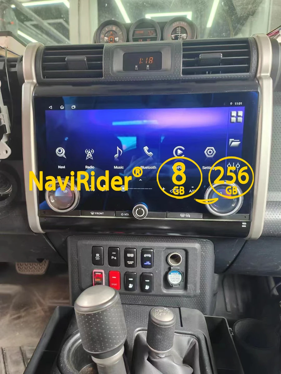 13.3" Android 13 Car Radio For Toyota FJ Cruiser J15 2007-2020 Carplay GPS Navi