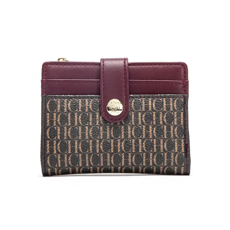CH Luxury Brand Retro Design Business Card Bag Fashion Button thumbnail 2
