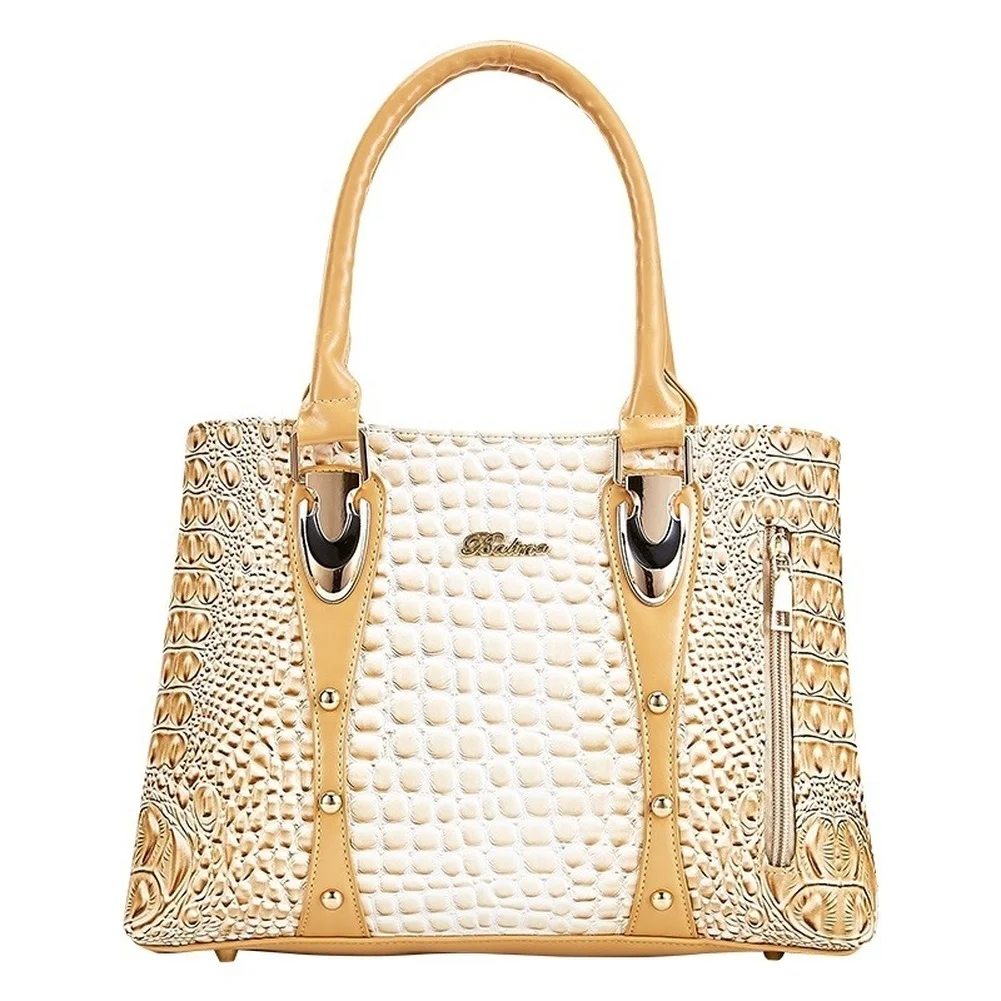 Luxury Crocodile Tote Designer Handbag-0