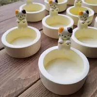 Kitten Candle Holder Warming Its Paws Cute Scented Light Holder Cute Grilled Cat Aromatherapy Candle Holder Desktop Ornaments 4