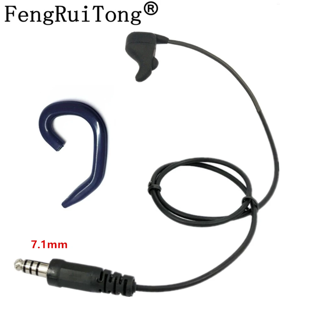 FengRuiTong Ear Bone Vibration Noise Reducing Earpiece NATO Plug for Z-tactical  U94 PTT for BAOFENG MOTOROLA YAESU KENWOOD