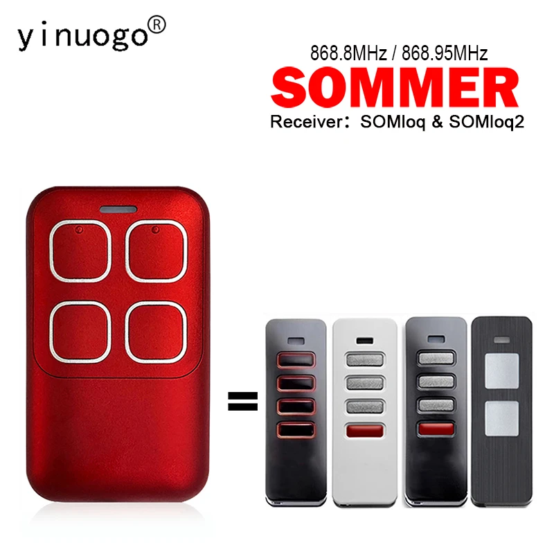 Novità Sommer Pearl 4018 Siider+ Siider Vibe Pearl Vibe Twin Status Twin+ Telecomando Apriporta Garage 868Mhz Sommer Somioq2