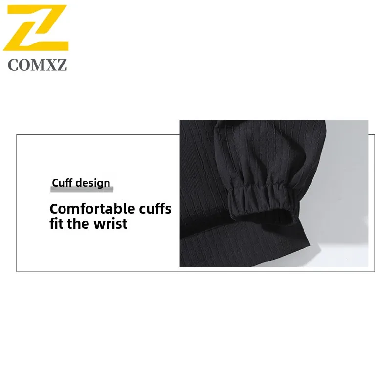 COMXZ Spring Autumn New Jacket Coat Men Student Streetwear Fashion Hong Kong Style High Quality Windbreaker Waterproof Windproof