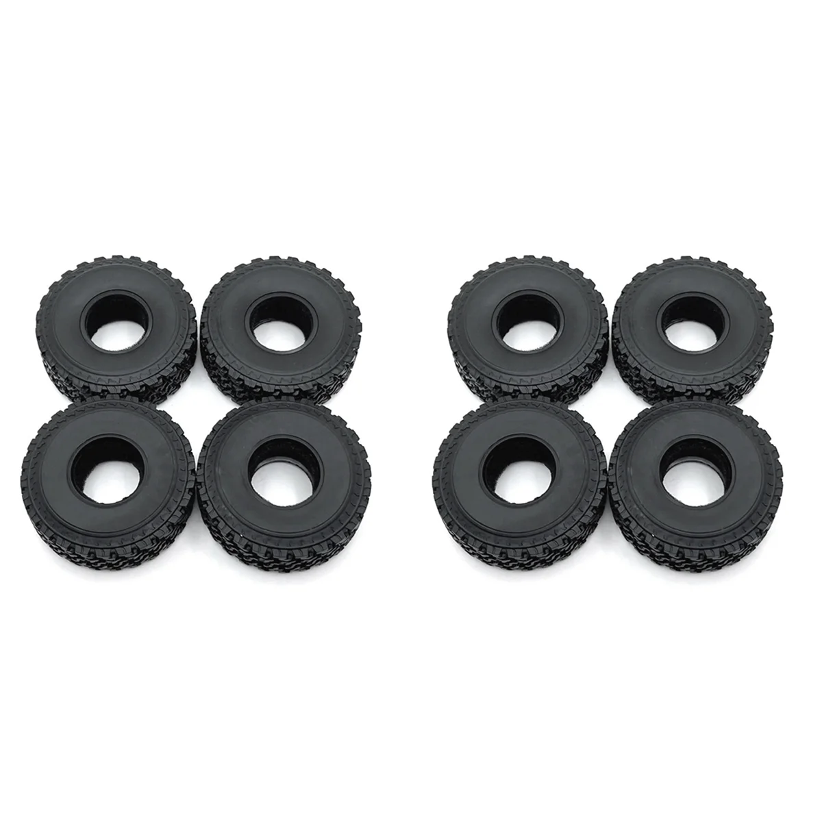 BAAU 8PCS Upgraded RC Car Modified Soft Tire for 1/16 RC Car Upgraded Parts Accessories