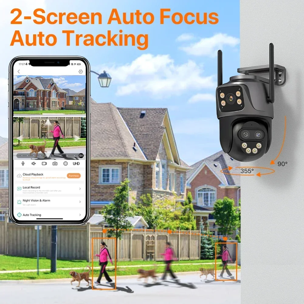 15MP HD WiFi Outdoor Security IP Camera