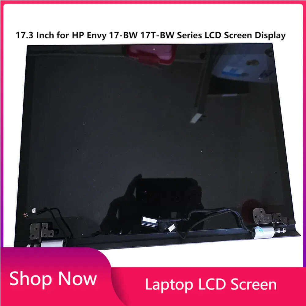 

17.3 Inch for HP Envy 17-BW 17T-BW Series LCD Screen Display Complete Assembly Upper Part FHD 1920x1080