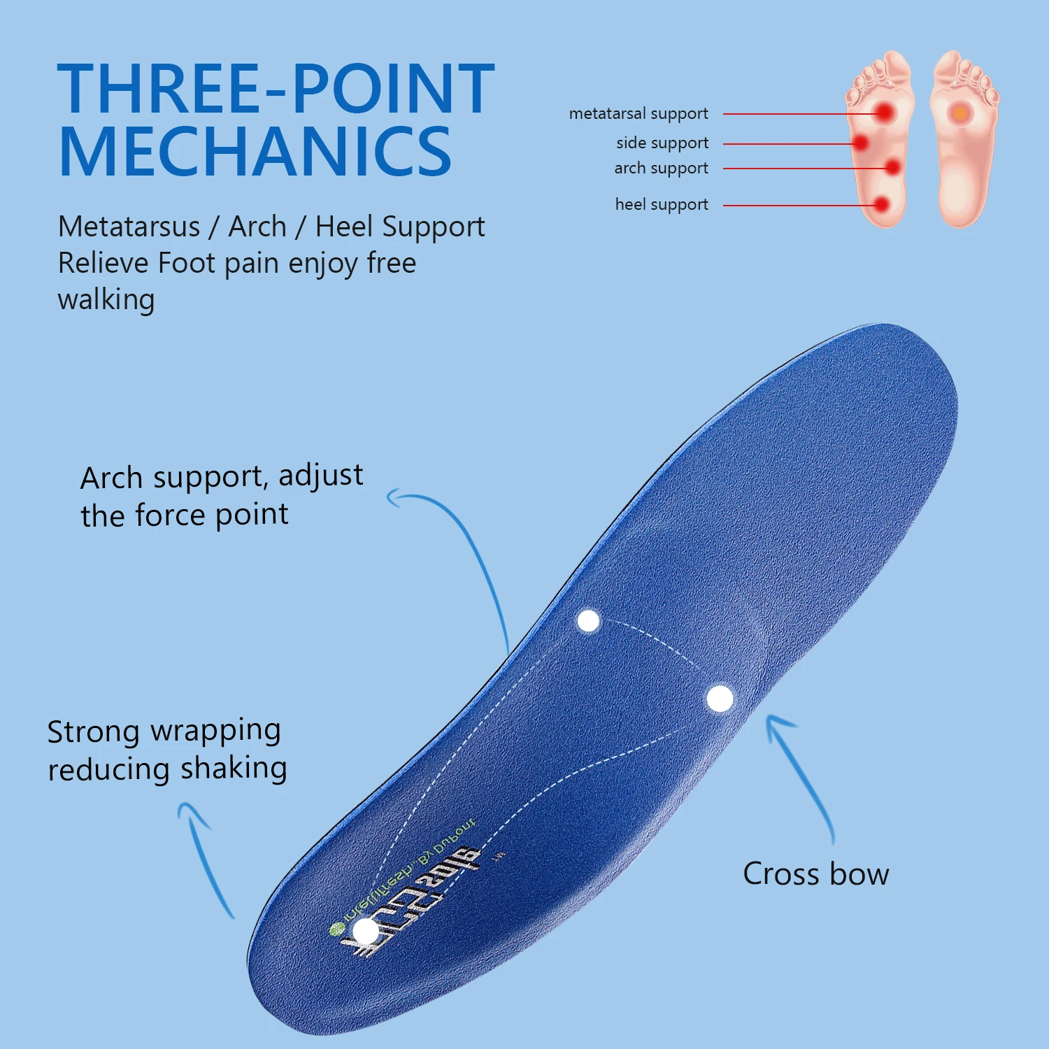 PCSsole High Arch Support Leather Shoe Inserts, Odor Control Replacement Insoles, Thin Orthotic Comfort Insoles for Flat feet