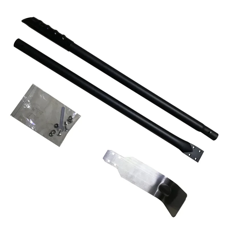 Pizza Oven Long handld Rake 304 Stainless Steel Detachable Scraper Ash Wood pizza stove Clean Tool Rabbler Brush Set pizza peel