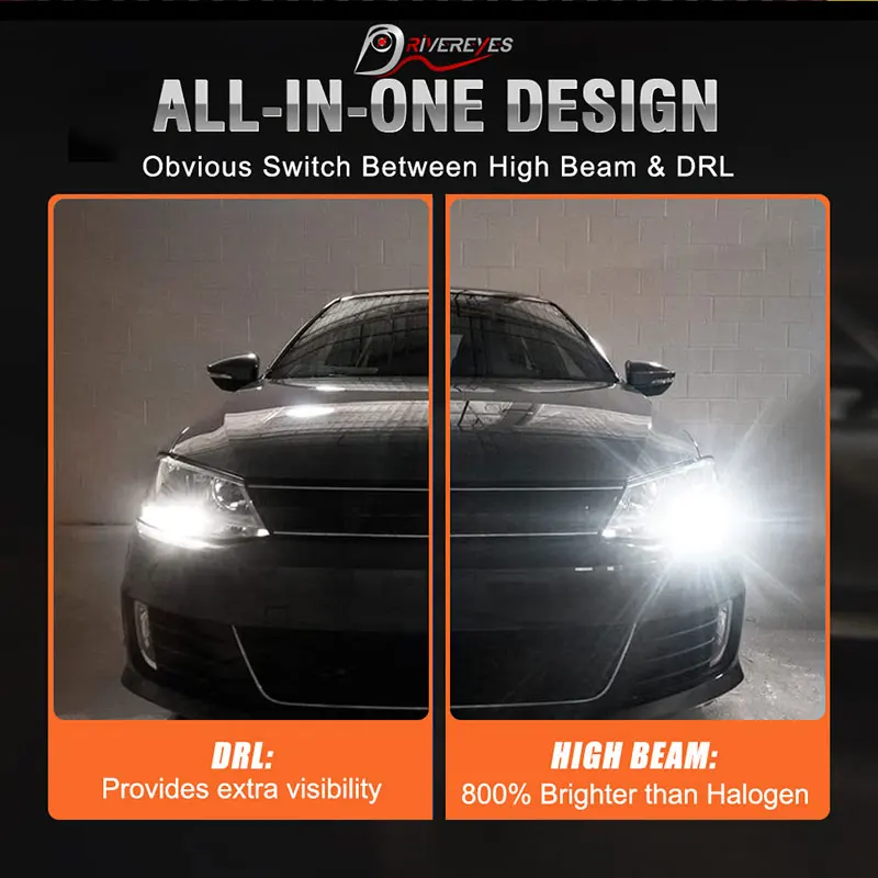 LED Headlights G2 H7 LED For Golf 6 MK3 Canbus Lamps H4 H1 H11 9005 9006 High Low Beam Car DRL for BMW Mercedes Audi H15