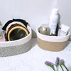 Cotton Rope Woven Square Fabric Toy Storage Basket 2