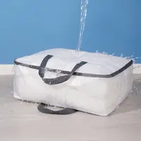 Bedding Storage Bag Wardrobe Organization Large Capacity Transparent Storage Box Mattress Duvet Quilt Clothes Storage Bag 2