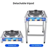 40Kw High Firepower Fierce Fire Stove Outdoor Camping Cooking Gas Stove Cooktops High Pressure Gas Cooker Flameout Protection 4