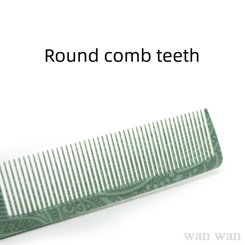 Retro Short Hair Haircut Comb Men's Flat Hair Comb Barber Shop Hairdressing Brush Hair Salon Hairdresser Styling Tools Y0124