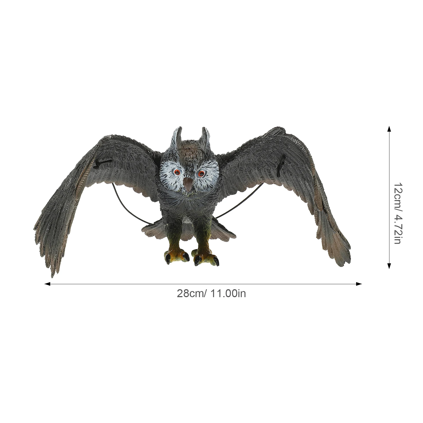 Hanging Garden Yard Rotating Owl Ornament for Outdoor Decorative Rotating Catcher Hanging Owl Ornament New