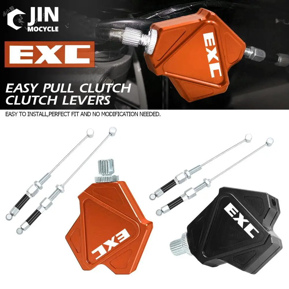 

Motorcycle Stunt Clutch Lever Easy Pull Cable System For 125 200 250 300 350 450 500 430 EXC 2004-2018 2017 2016 2015 2014 2013