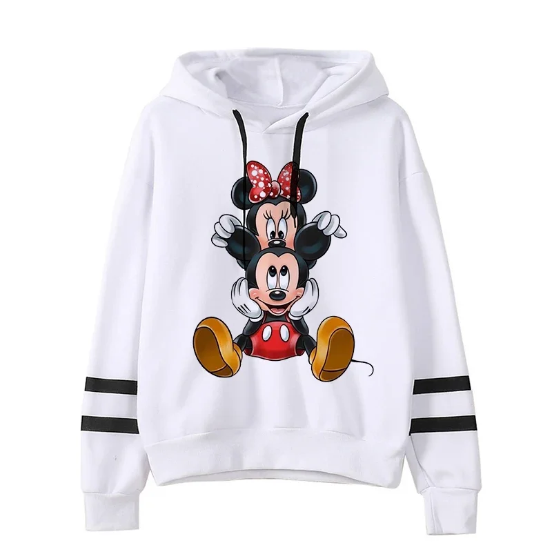 thumbnail image 1 of Sudadera con capucha de dibujos animados para niño y niña, ropa con estampado de Disney, Minnie Mouse, Mickey, Grunge, Harajuku, Y2k, años 90, 1 of 3