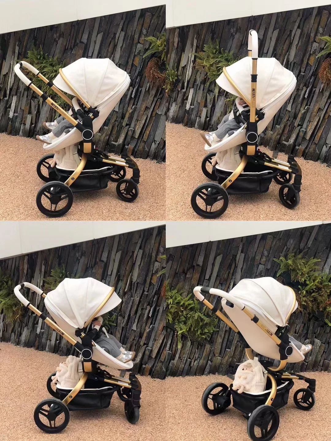 in1 baby stroller Aulon 360 rotation pram newborn bassinet egg